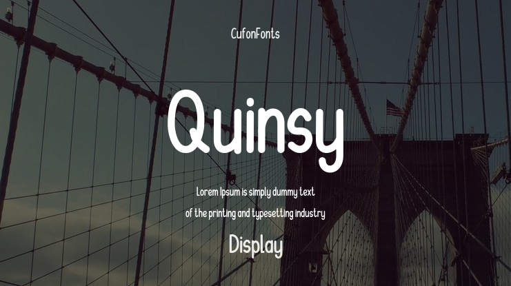 Quinsy Font