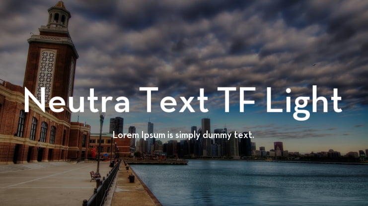 neutra text light