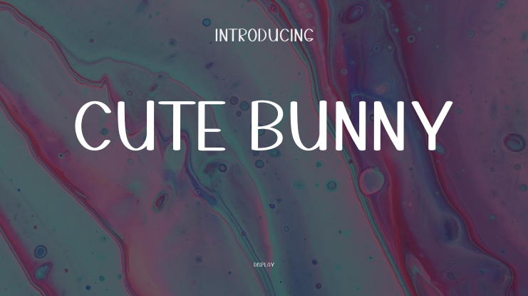Cute Bunny Font