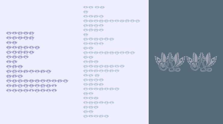 Loyal Lotus Mandala Monogram Font