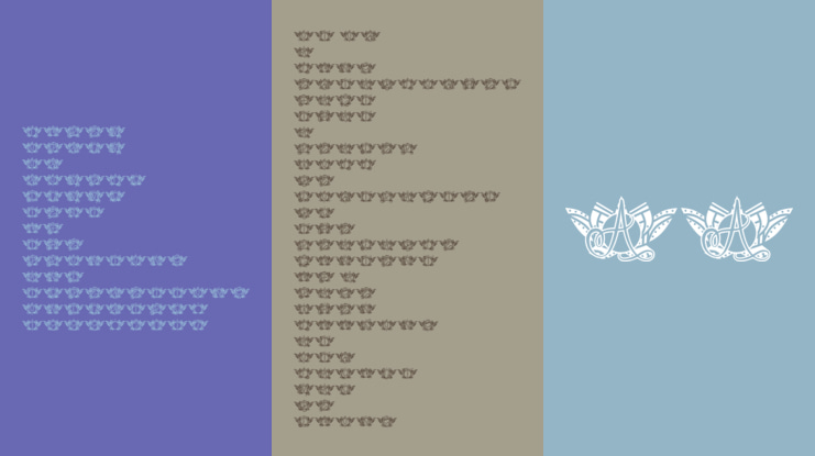 Mind Lotus Mandala Monogram Font