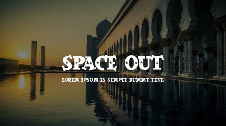 Space Out Font Family