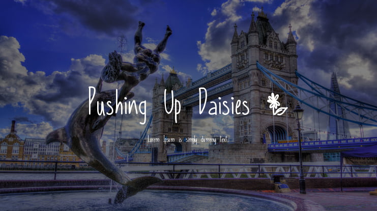 Pushing Up Daisies * Font