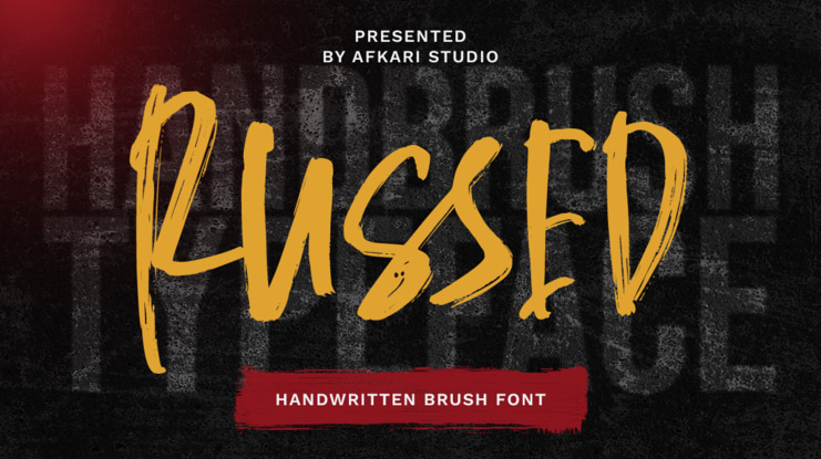 Russed Font