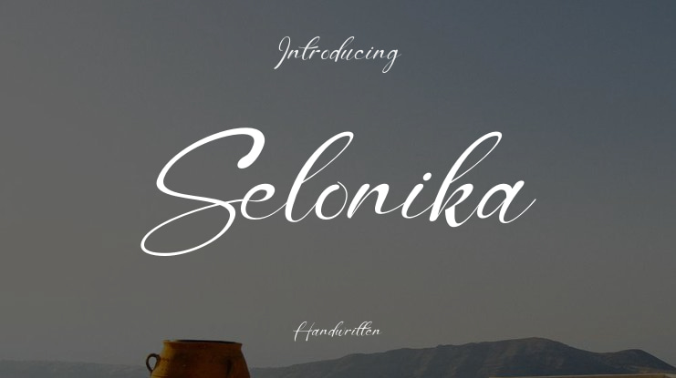 Selonika Font