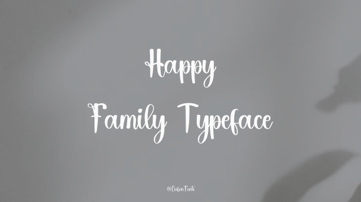 Happy Family Font