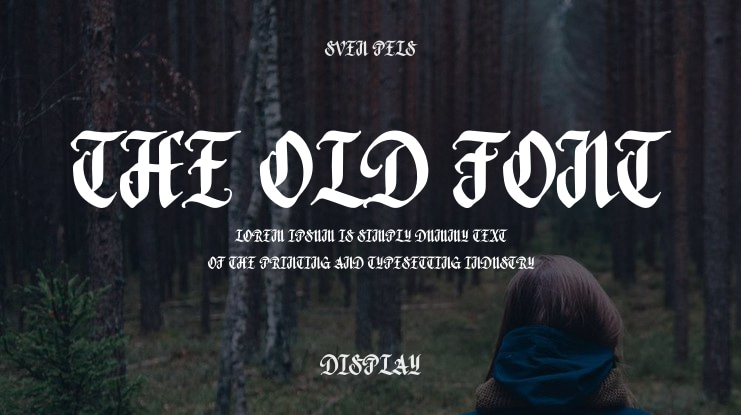 THE OLD FONT