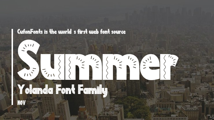 Summer Yolanda Font
