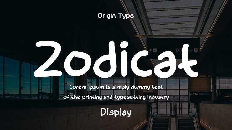 Zodicat Font