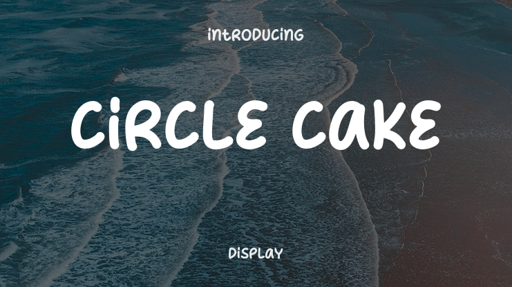 Circle Cake Font
