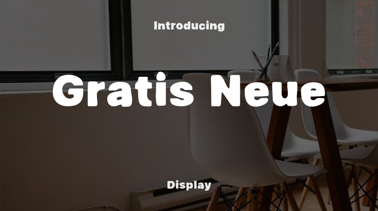 Gratis Neue Font