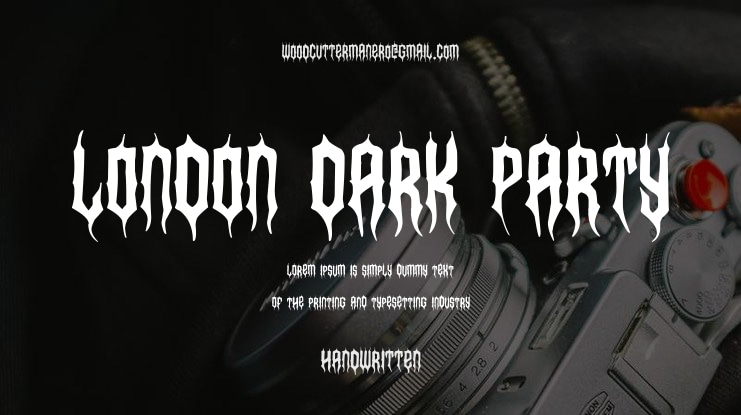 London Dark Party Font