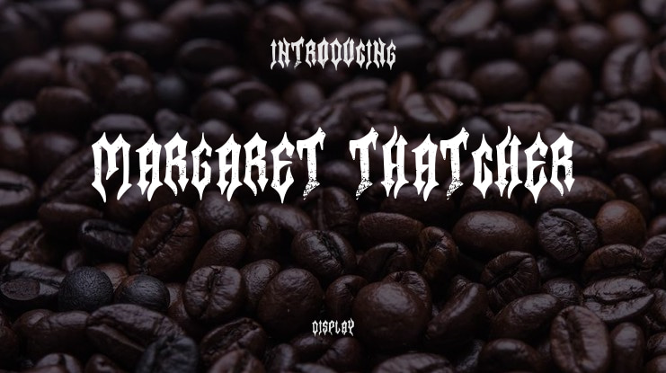 Margaret Thatcher Font