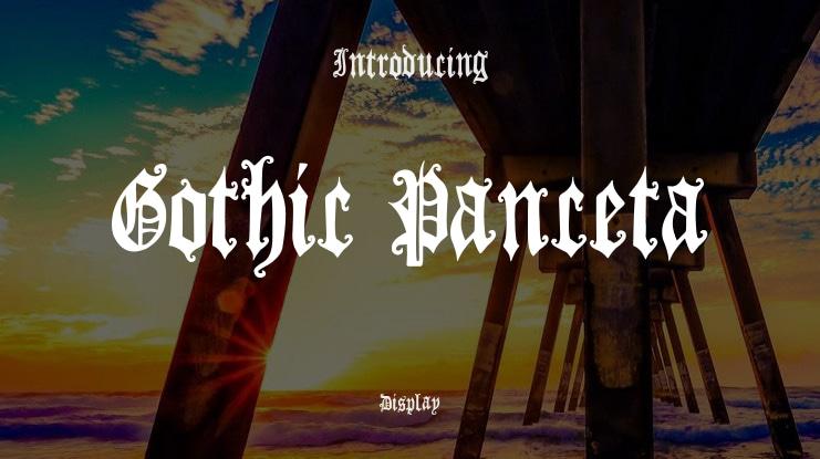 Gothic Panceta Font