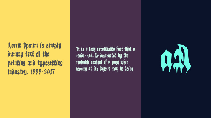 German Apocalypse Font