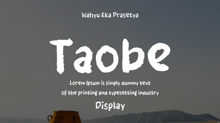 Taobe Font