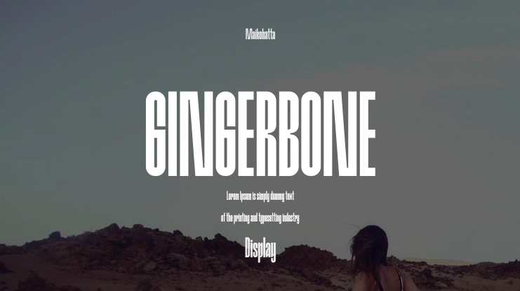 GINGERBONE Font