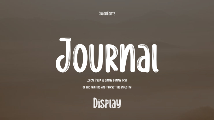 Journal Font