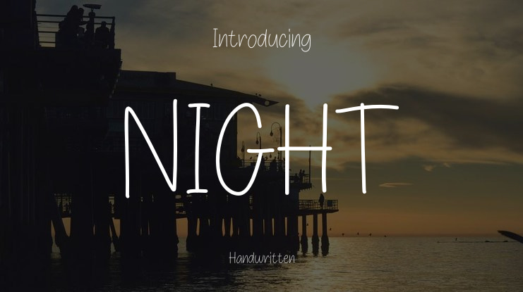 NIGHT Font