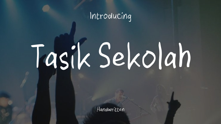 Tasik Sekolah Font
