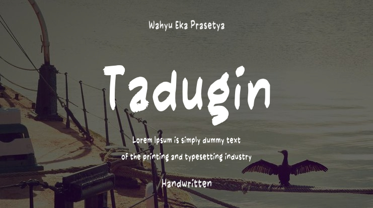 Tadugin Font