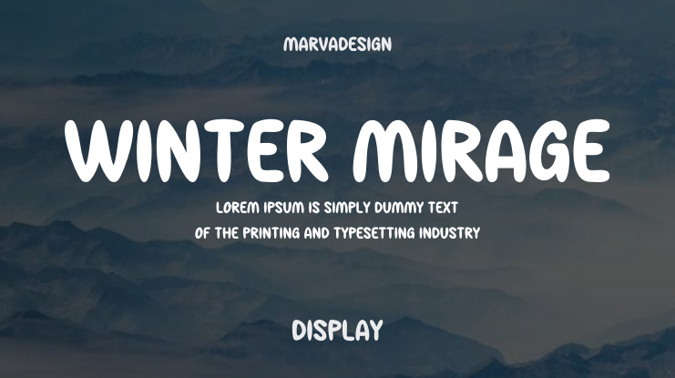 Winter Mirage Font
