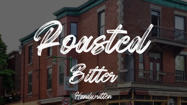 Roasted Bitter Font