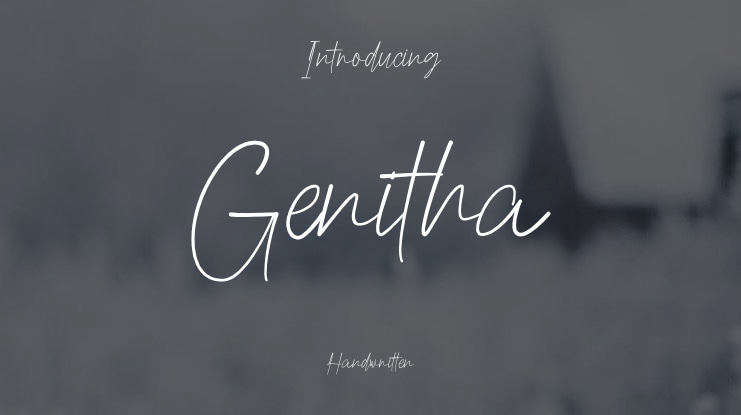 Genitha Font