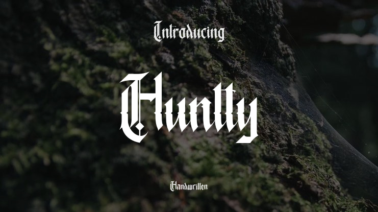 Huntly Font