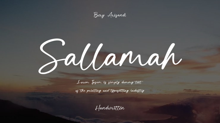 Sallamah Font