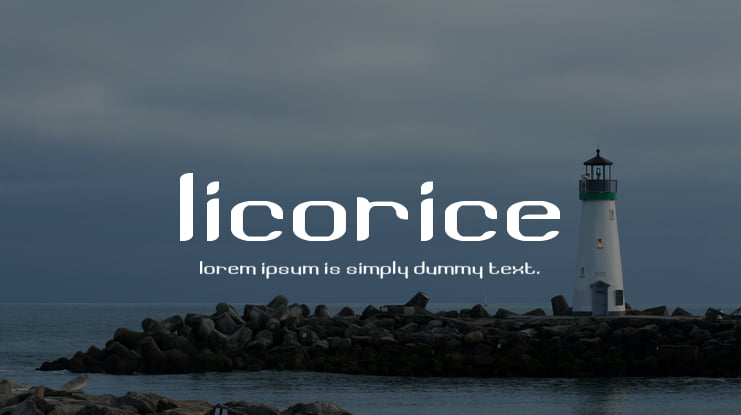 Licorice Font
