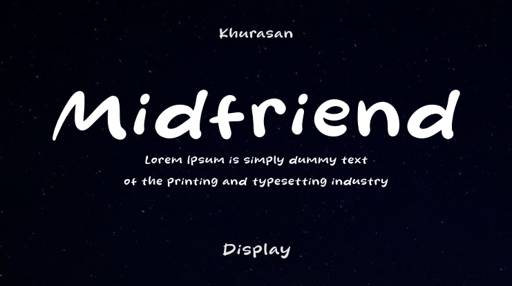 Midfriend Font