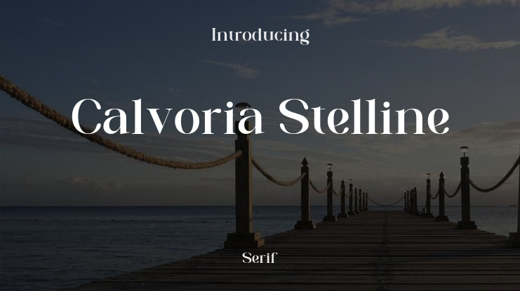 Calvoria Stelline Font