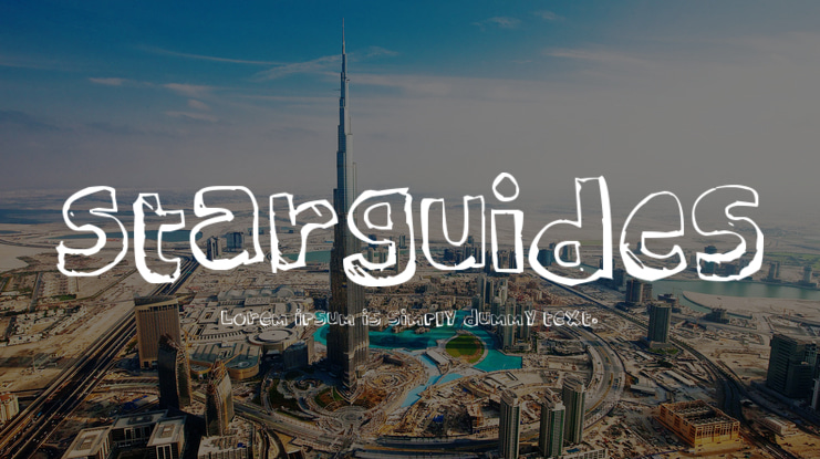 Starguides Font
