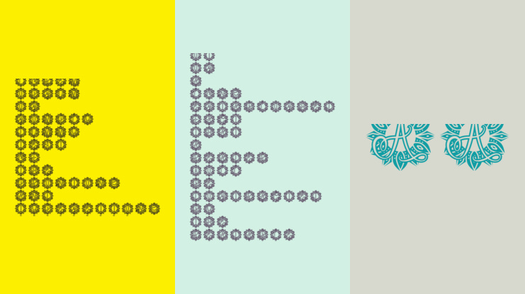 Sense Mandala Monogram Font