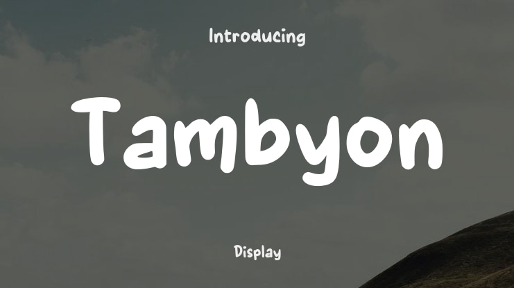 Tambyon Font