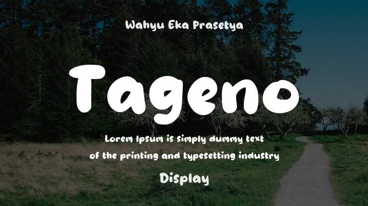 Tageno Font