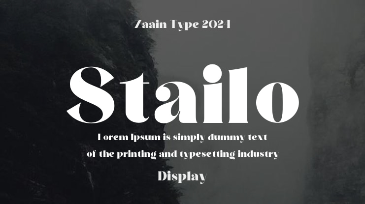 Stailo Font Family