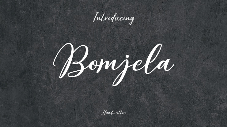 Bomjela Font