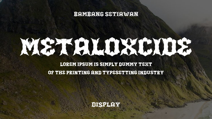 Metaloxcide Font