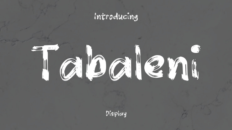 Tabaleni Font