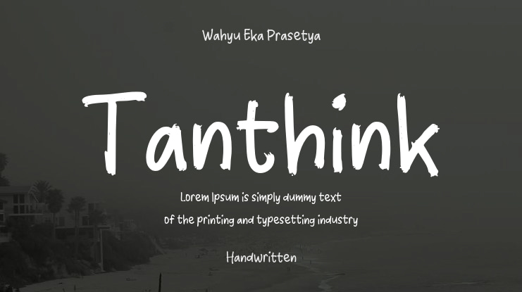 Tanthink Font