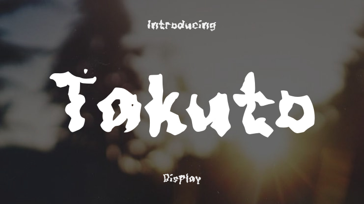 Takuto Font