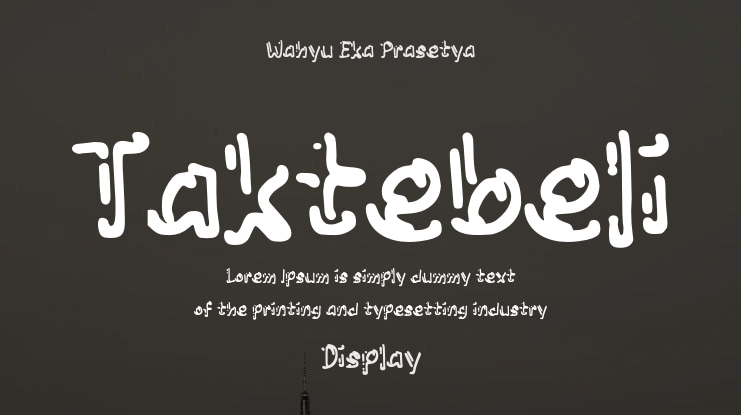 Taktebeli Font