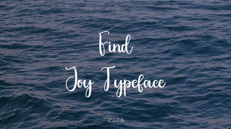 Find Joy Font