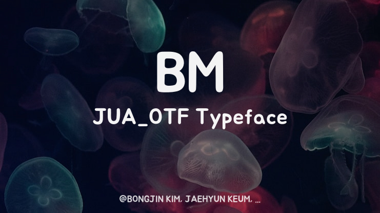 BM JUA_OTF Font