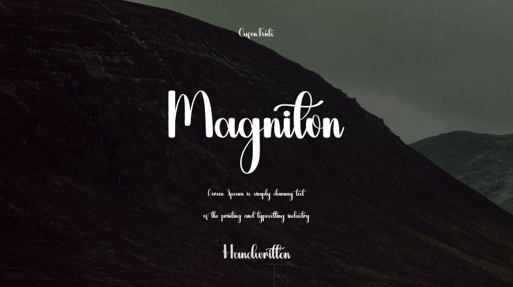 Magniton Font