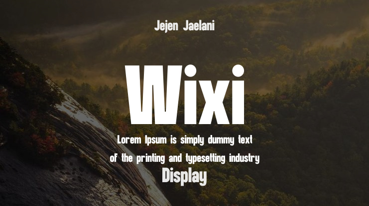 Wixi Font