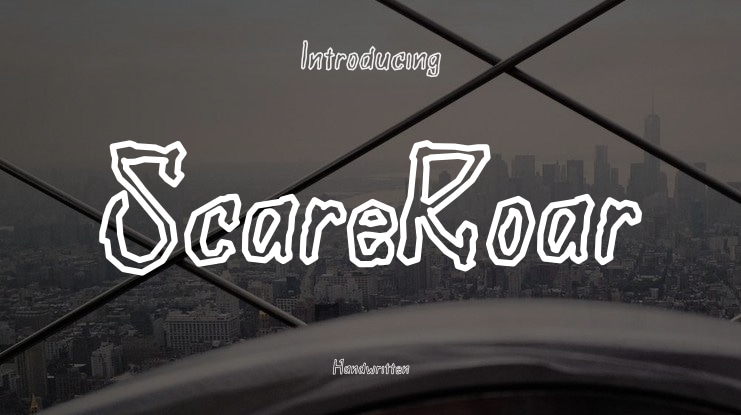 ScareRoar Font
