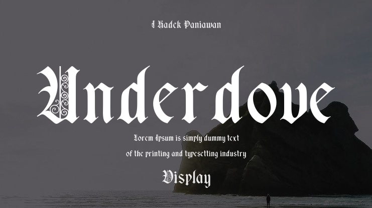 Underdove Font